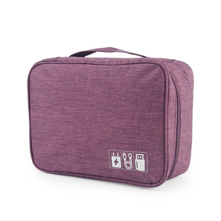 Travel Digital Cable Storage Bag Earphones Mobile Power Organizer Bag Waterproof Electronics Accessories Case