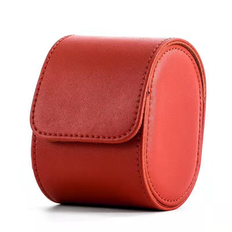 Travel Storage Bag PU Leather Watch Storage Box Color Portable Watch Bag Bracelet Jewelry Watch Box