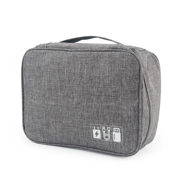 Travel Digital Cable Storage Bag Earphones Mobile Power Organizer Bag Waterproof Electronics Accessories Case