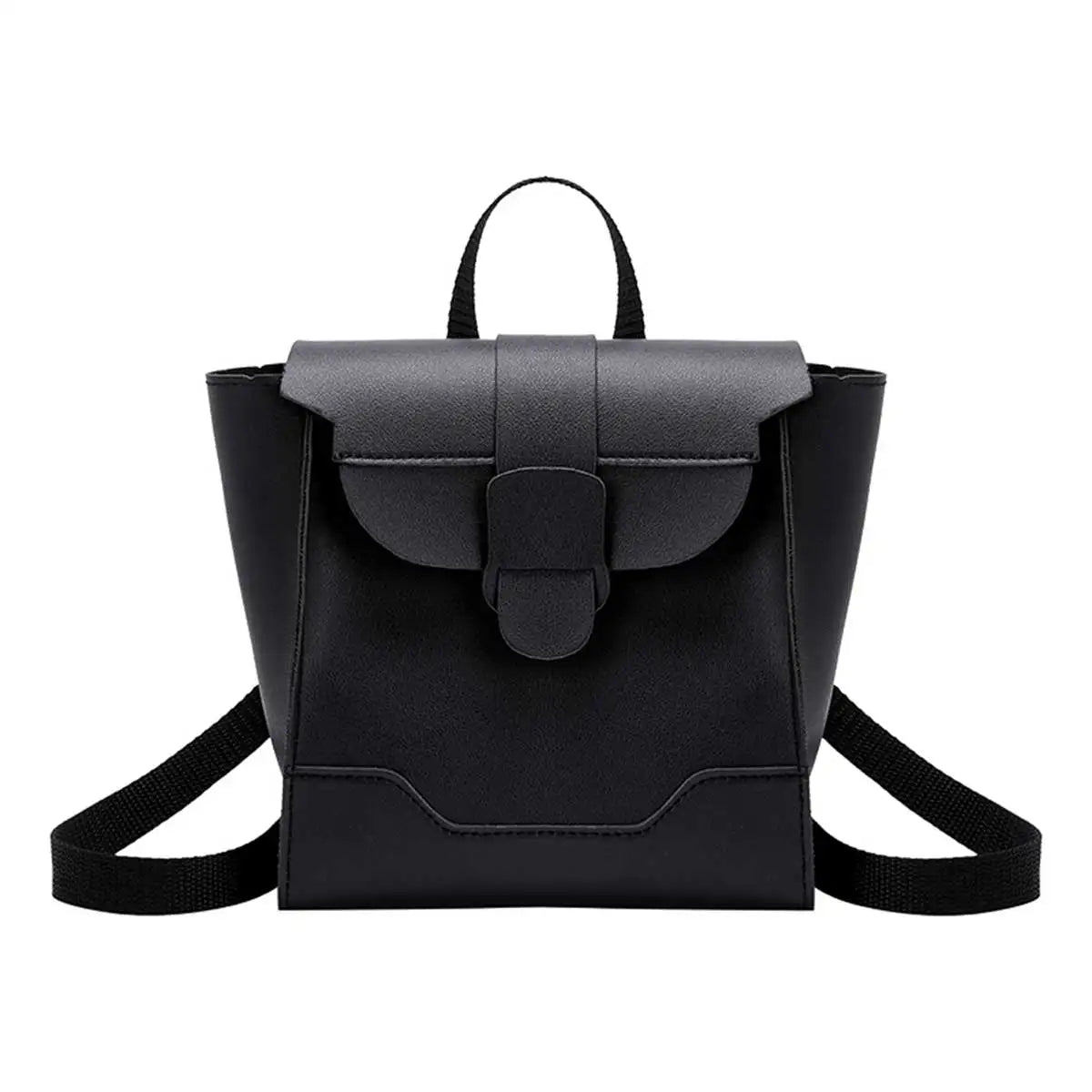 Women's Lightweight Backpack Female Fashion Small Travel Daypack Soft Pu Leather Backpacks