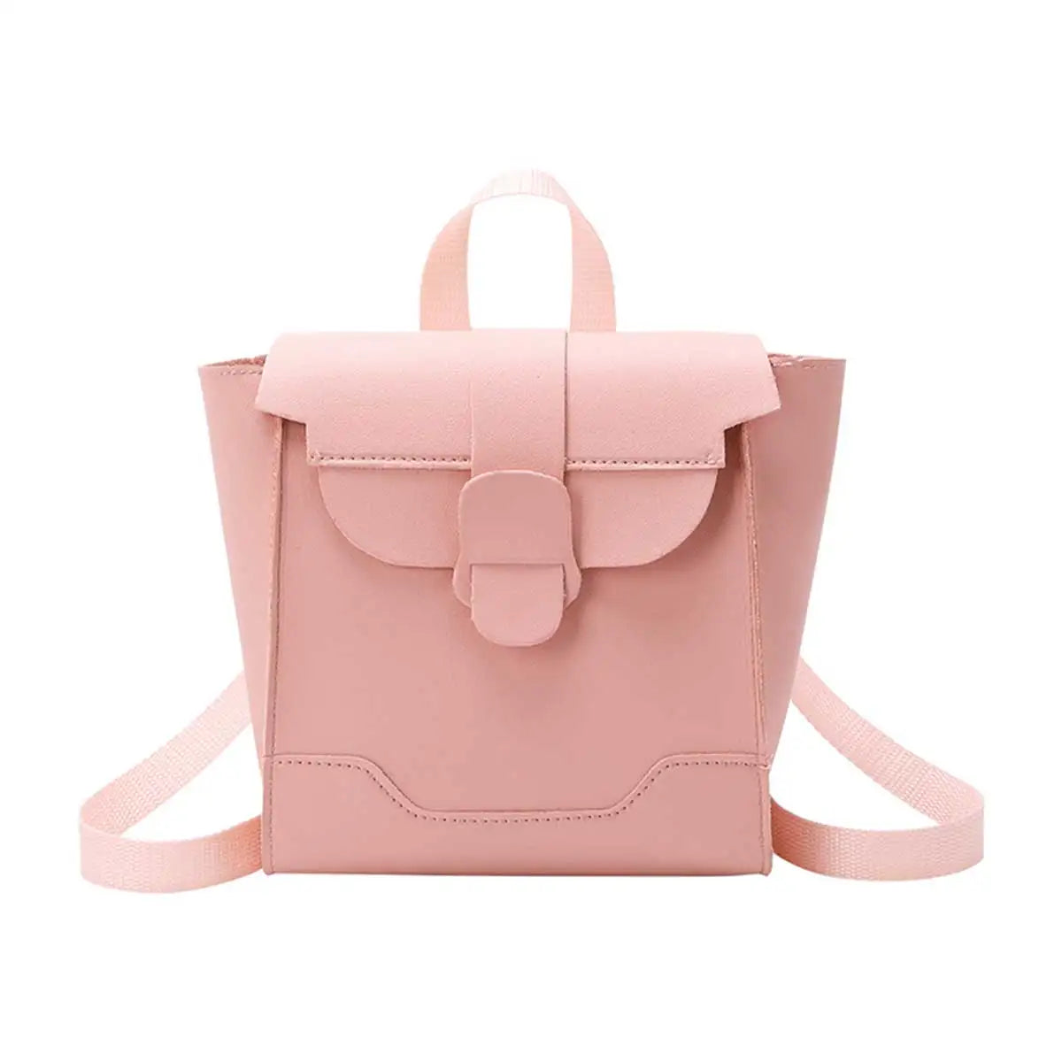 Women's Lightweight Backpack Female Fashion Small Travel Daypack Soft Pu Leather Backpacks