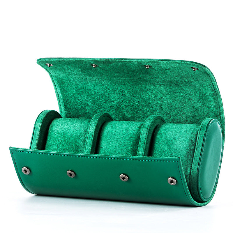Travel Storage Bag PU Leather Watch Storage Box Color Portable Watch Bag Bracelet Jewelry Watch Box