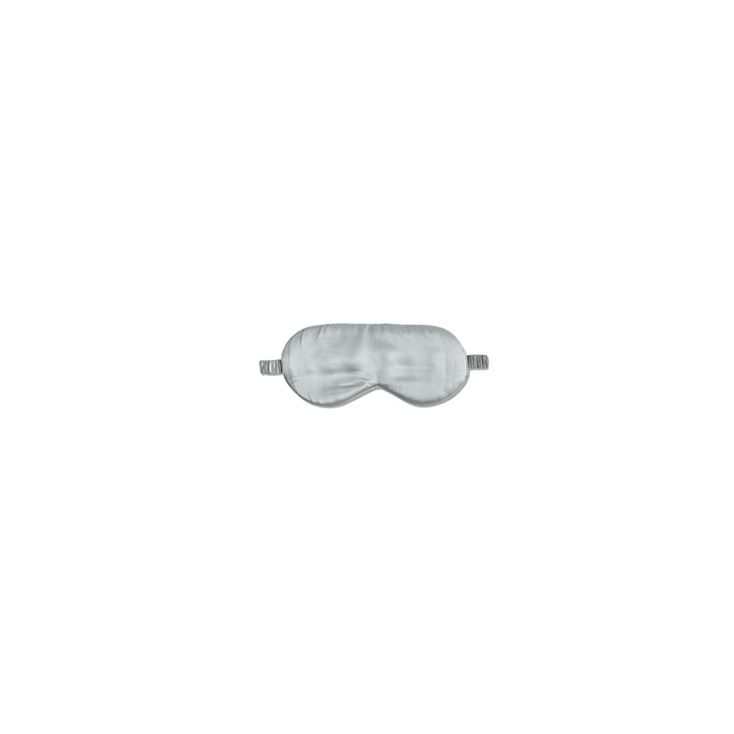 Luxury Silk Sleep Mask - Hypoallergenic & Light Blocking - Silver Grey