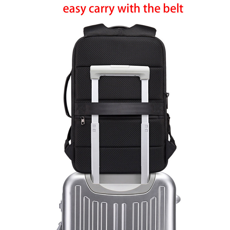New Business Computer Backpack Men's Travel Large-Capacity Backpack Casual Waterproof College Student Men's Bag Schoolbag