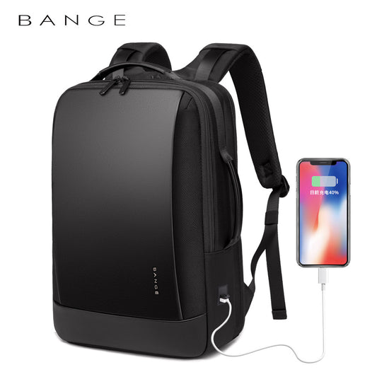 New Business Computer Backpack Men's Travel Large-Capacity Backpack Casual Waterproof College Student Men's Bag Schoolbag