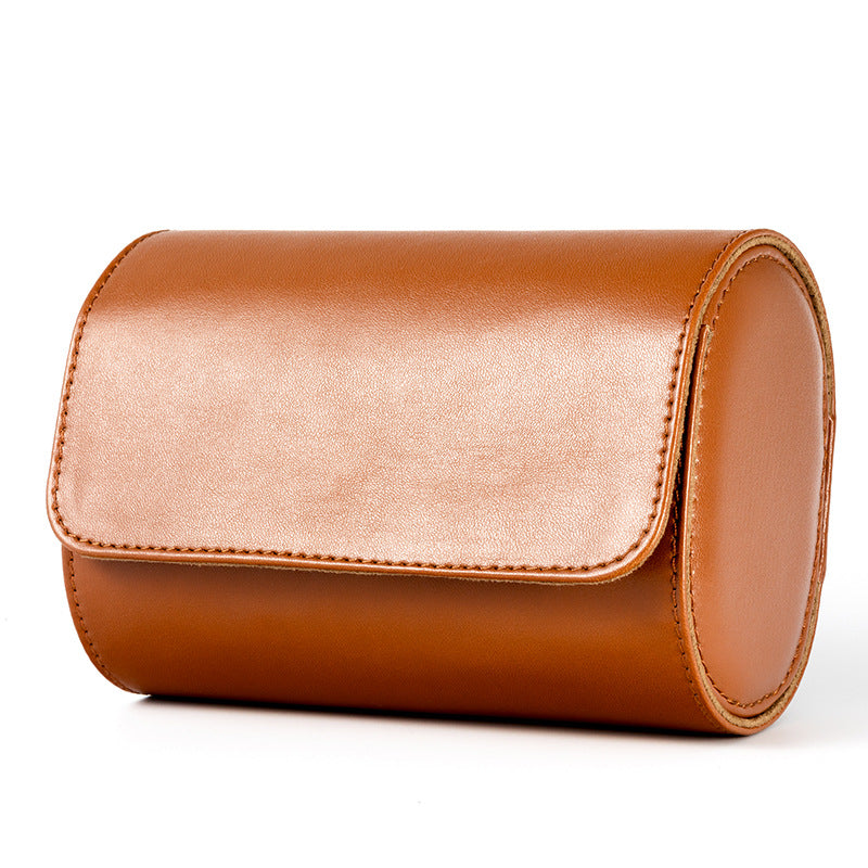 Travel Storage Bag PU Leather Watch Storage Box Color Portable Watch Bag Bracelet Jewelry Watch Box