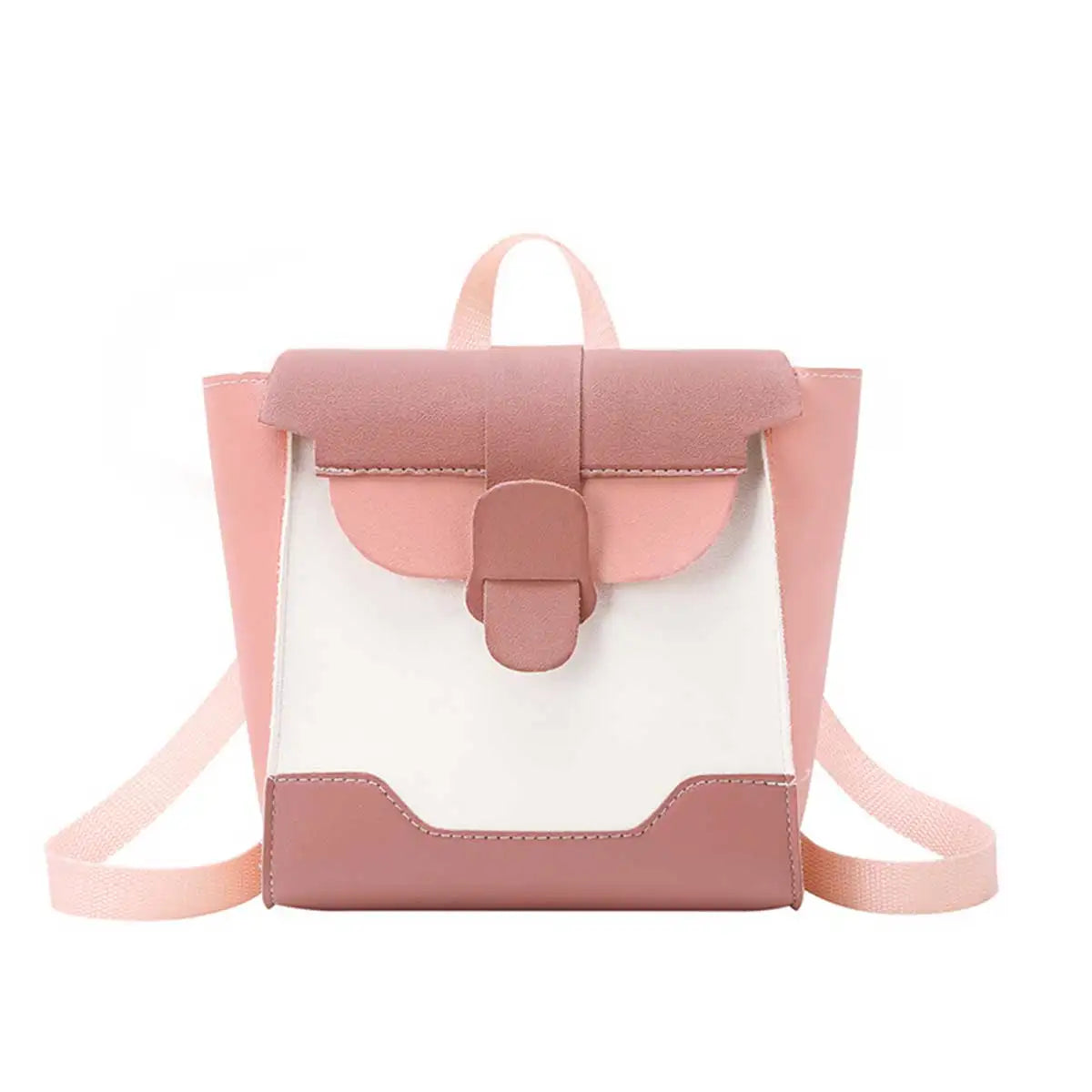 Women's Lightweight Backpack Female Fashion Small Travel Daypack Soft Pu Leather Backpacks